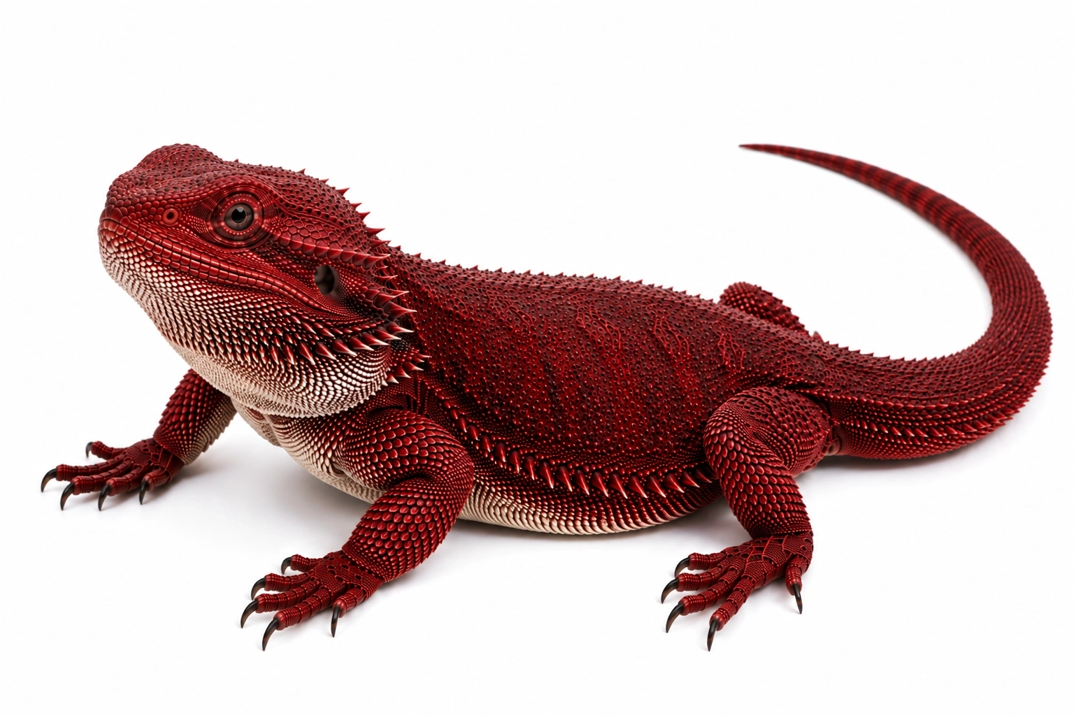 Red Monster Bearded Dragon